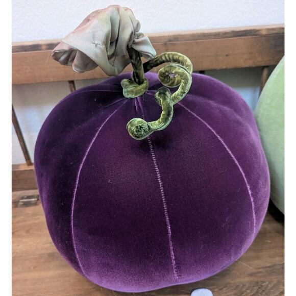 VTG Oi Of San Francisco Fruit Pillow Plush Decor Unique Maximalist Plum Purple - Picture 2 of 3